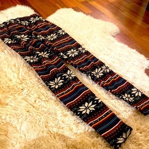 Winter leggings-super warm and fuzzy inside!